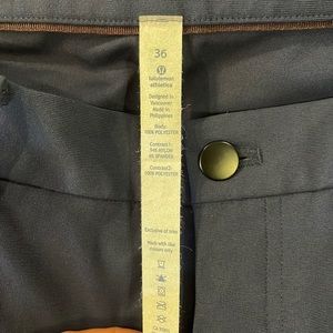 Navy lululemon ABC classic pants 36x30